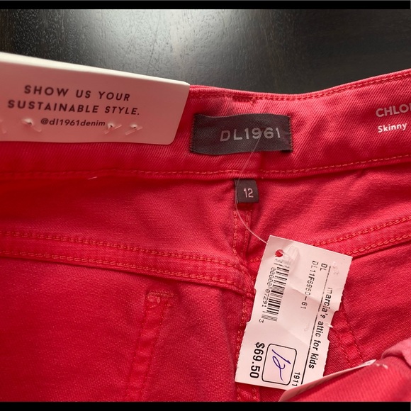 DL1961 Chloe Skinny Denim Girl Pants Size 12 - Picture 5 of 12